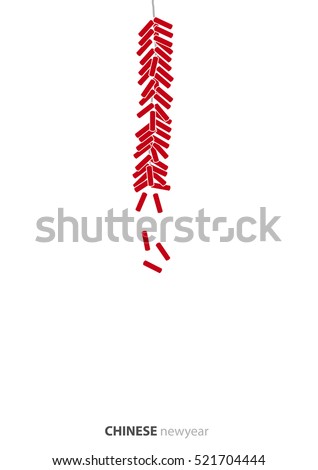 best popular Chinese new year rooster 2018, red fire cracker art design vector graphic for background card and wallpaper