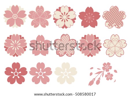 Cherry Blossoms design parts material