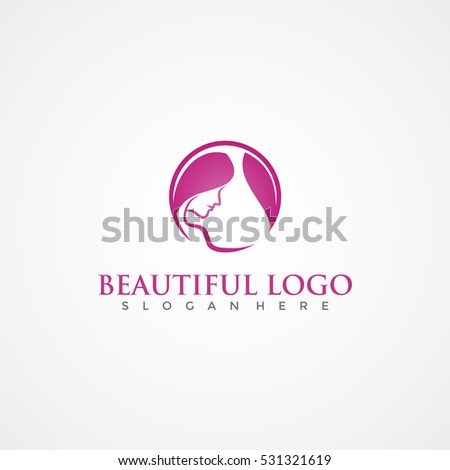 Beauty Logo Vector Template Vector de stock531321619: Shutterstock