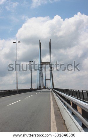 My Thuan Bridge, Vinh Long Province, Vietnam