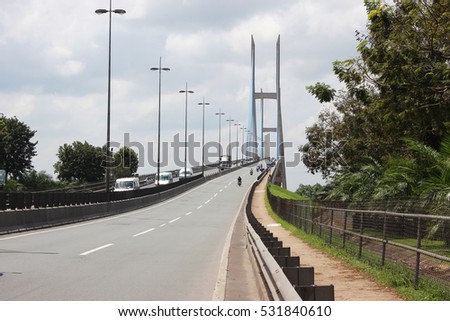 My Thuan Bridge, Vinh Long Province, Vietnam