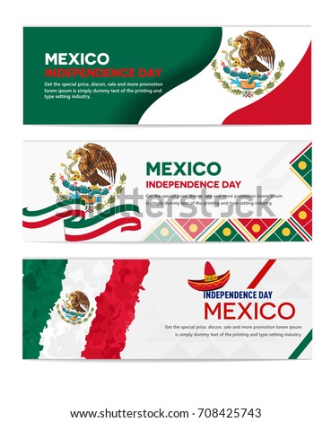 mexico independence day abstract background design stock vector mexico flyer