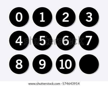 circle number vector Number Icons Images & Free Vectors Images, Stock Royalty