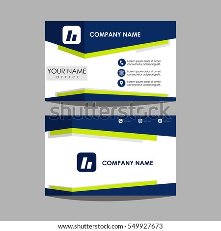 business card layout template