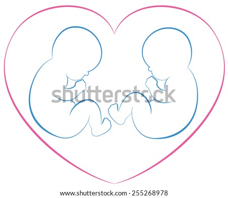 Baby Outline Stock Photos, Images, & Pictures | Shutterstock