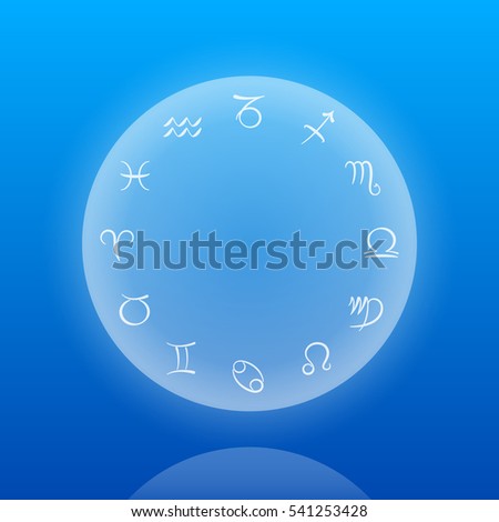 Astrology Overview Chart Astrological Signs Zodiac Stock Vector ...