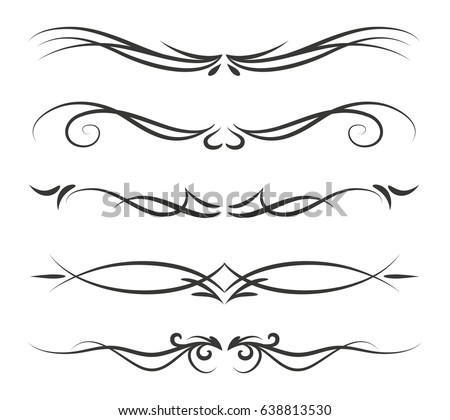 Maori Tribal Tattoo Set 6 Different Stock Vector 119486860 - Shutterstock