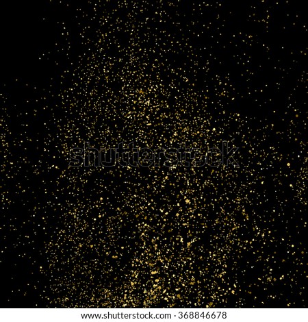 Vector Glitter Dust Gold Glitter Texture Stock Vector 349223354 ...