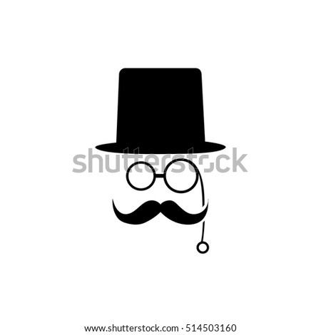 Gentleman Icon Vector Illustration Stock Vector 514503160 - Shutterstock