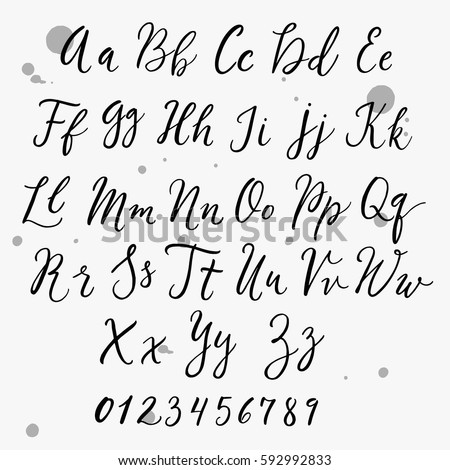Hand Lettering Script Font | www.pixshark.com - Images ...