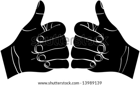 hand gesture fuck you symbol middle stock vector
