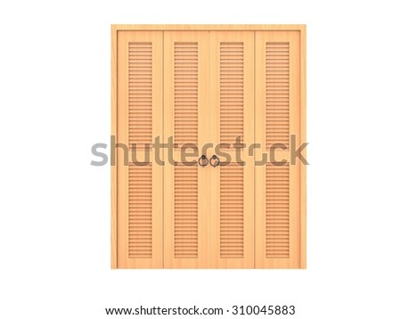 Wood Folding Door Grill 3 D Stock Illustration 310045883 - Shutterstock Wood Folding Door Grill 3 D Stock Illustration 310045883 - Shutterstock