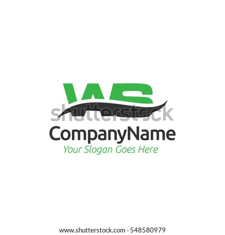 Ws Logo Stock Vector 548580979 - Shutterstock