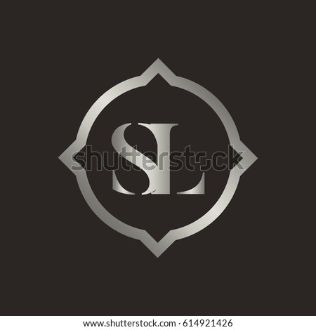Sl Logo Stock Vector 614921426 - Shutterstock