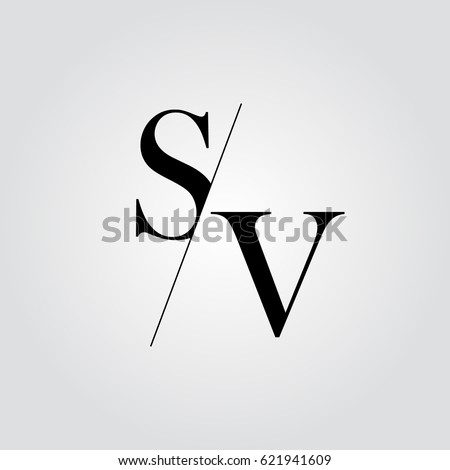 Sv Logo Stock Vector 621941609 - Shutterstock