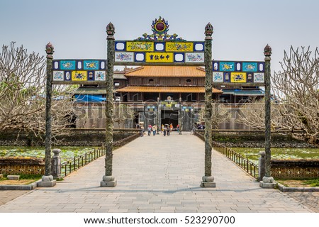 Imperial City Hue Vietnam