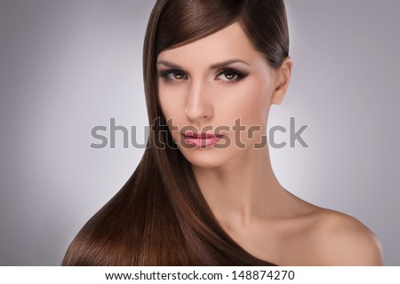 Long Hair Beauty Attractive Naked Women Stock Photo 148874267 ...