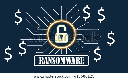 Illustration of ransomware