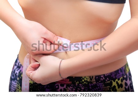 weight loss diet result girl measures stock photo royalty free measures for weight loss