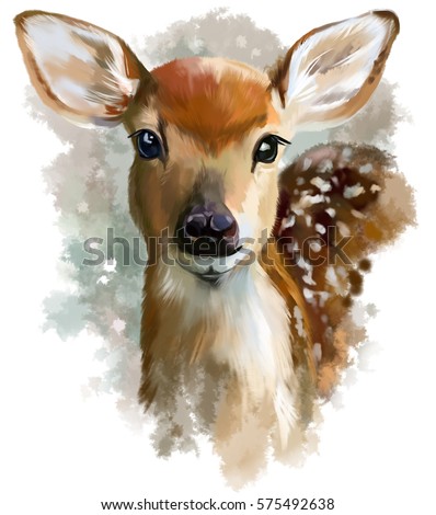 Deer Painting Stock Images, Royalty-Free Images & Vectors 