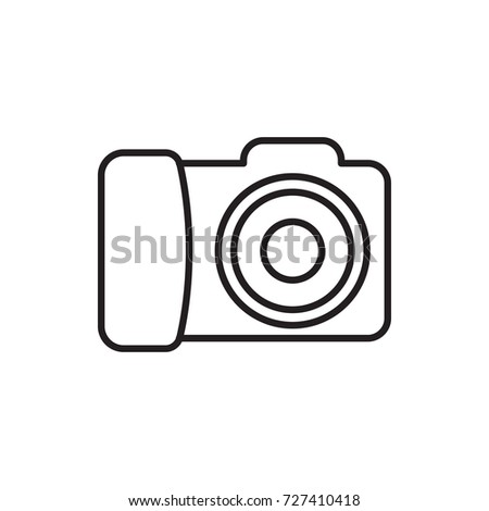 Camera Vector Illustration Stock Vector 160366079 - Shutterstock