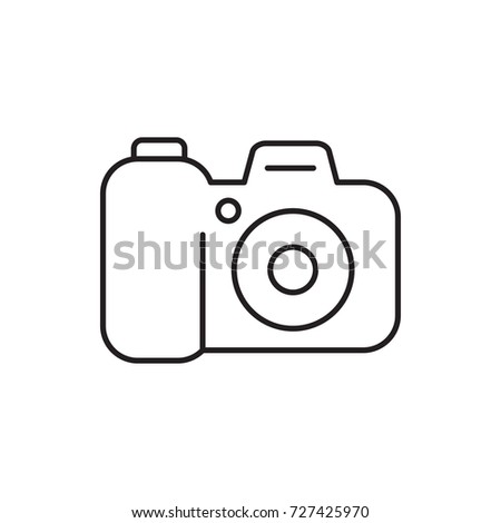 Camera Vector Illustration Stock Vector 160366079 - Shutterstock