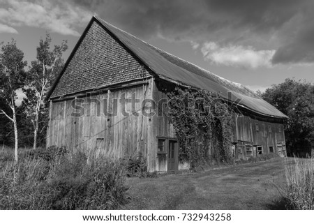 Old Barn Black White Stock Photo 39914875 - Shutterstock