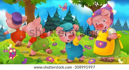 Three Little Pigs Stock Images, Royalty-Free Images & Vectors ...