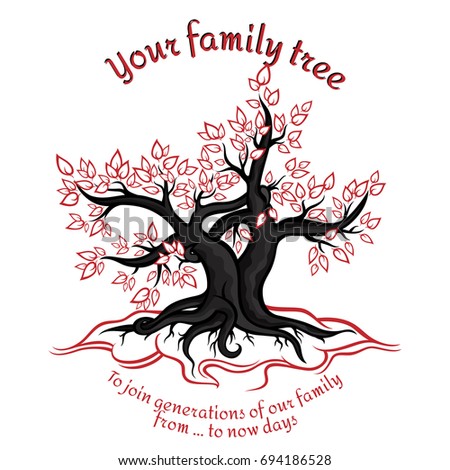 Vector Image Template Family Tree Isolated Stock Vector 554001412 Shutterstock Genealogical Tree Concept Family Tree Template Stock Vector 565921546