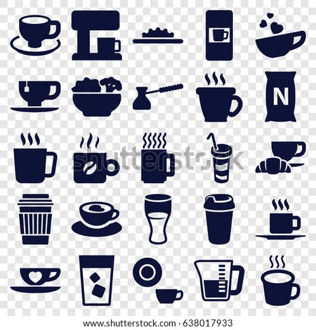 Coffee Icons Set Of 25 Filled Such As Mug Vending Machine Coffee Icons Set Of 25 Filled Such As Mug Vending Machine
