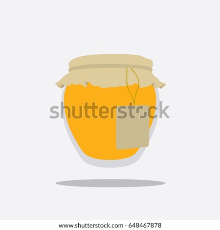 Honey icon, vector illustration design. Sweets collection.