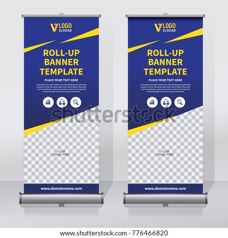  Roll Up Stand Stock Images Royalty Free Images Vectors 