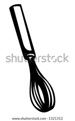 Mixing Bowl Whisk Stock Vector 21000940 - Shutterstock