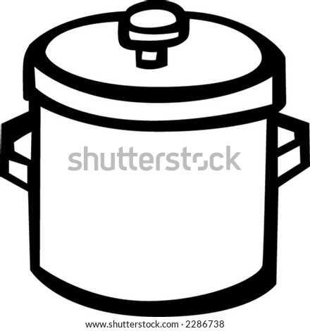 Stock Pot Stock Vector 156427706 - Shutterstock