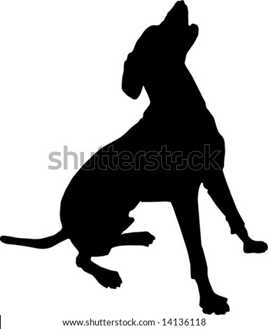 Download Dog Sitting Silhouette Stock Images, Royalty-Free Images ...