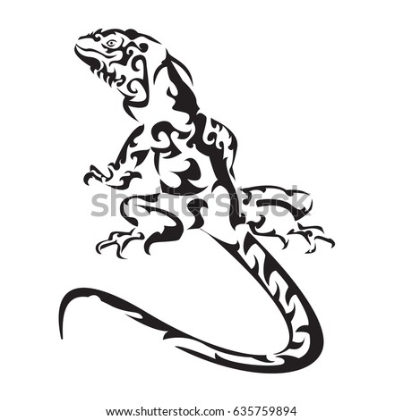 black lizard on white background stock vector 258530075 shutterstock black lizard on white background stock vector 258530075 shutterstock