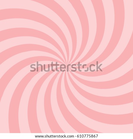 Swirling radial pattern background. Vector illustration Converging psychedelic scalable stripes. Fun sun light beams.