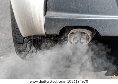 Diesel white smoke exhaust