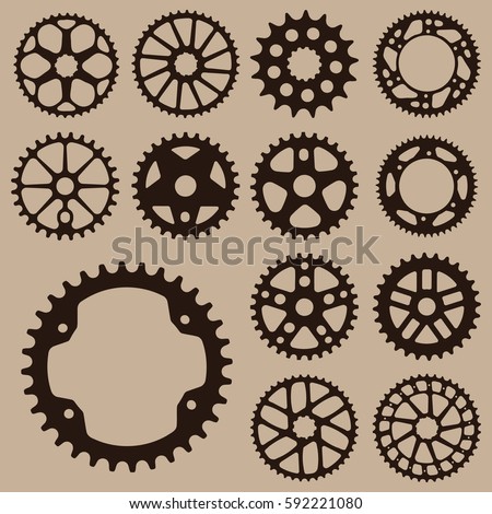 Un nouveau projet de frenchies [CARZO & LIEUTIER] - Page 4 Stock-vector-bicycle-gear-cogwheel-sprocket-symbols-chain-wheel-592221080