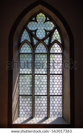 Wooden frames for stained glass