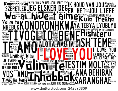 Love Words I Love You In Different Languages Of The World Words Cloud Love Words I Love You In Different Languages Of The World Words Cloud