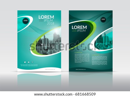 halftone vector oval Flyer Vector Stock Design Report Cover Annual Cover