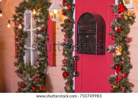 christmas window decoration outside selective focus merry christmas and happy new year concept - Merry Christmas Window Decorations christmas window decoration outside selective focus merry christmas and happy new year concept - Merry Christmas Window Decorations