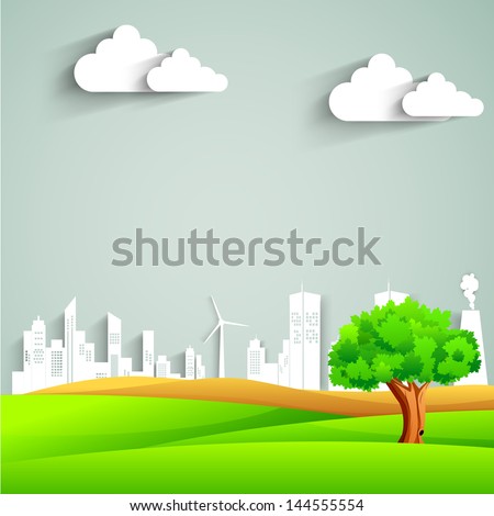 Urban city background.