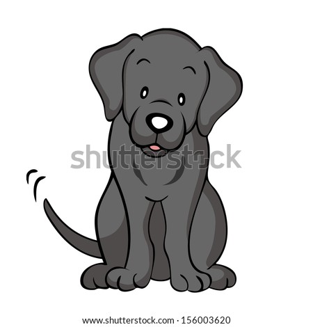 Cartoon Labrador Dog Stock Images, Royalty-Free Images & Vectors