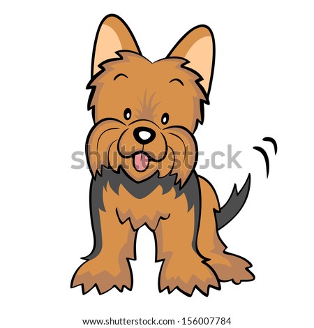 Cute cartoon yorkie Stock Photos, Images, & Pictures | Shutterstock