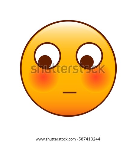 Emoji Smiley Face Flat Design Icon Stock Vector 702877852 - Shutterstock