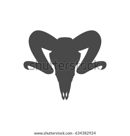 Vector Head Ram Ornament Stock Vector 212710303 - Shutterstock