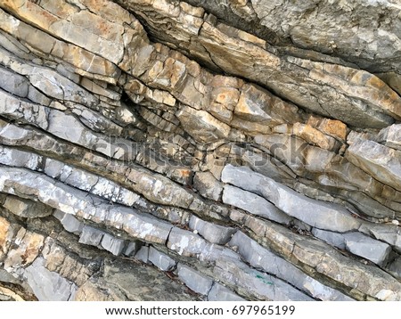 Stone Texture Embossed Rock Rock Erosion Stock Photo 697965199 ...