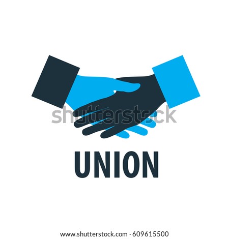 Vector Logo Handshake Stock Vector 609615500 - Shutterstock